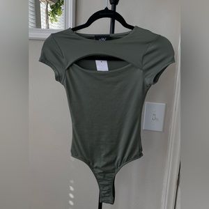 NEW Sage Cutout Body Suit | Size XS